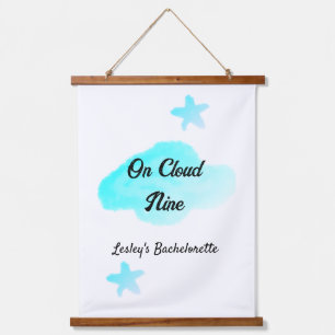 Tapisserie Suspendue Sur un nuage neuf nuages pastel bleu enterrement d