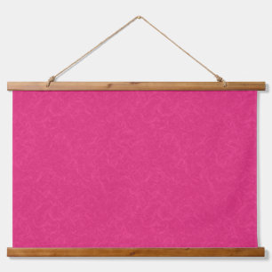 Tapisserie Suspendue Surface rose texturée avec un motif subtil en spir
