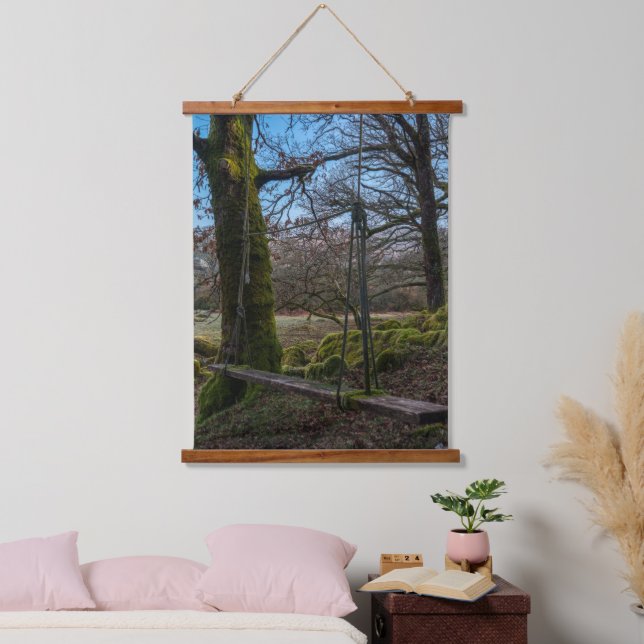 Tapisserie Suspendue Swing forestier tranquille (Chambre à coucher)