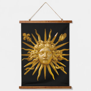 Tapisserie Suspendue Symbole de Louis XIV le Roi Soleil