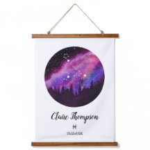 Symbole Horoscope Poissons Constellation Rose