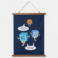 Tableau périodique drôle de chimie Blague