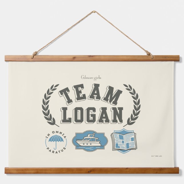Tapisserie Suspendue Team Logan Gilmore Girls Design (Devant)