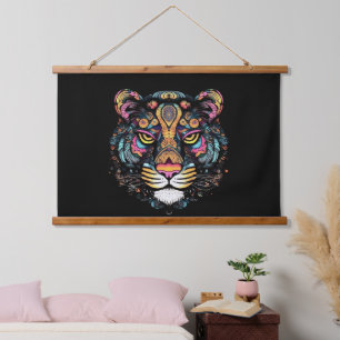 Tapisserie Suspendue Tête de tigre