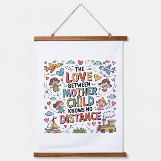 Tapisserie Suspendue The Love Between Mother And Child (Recto)