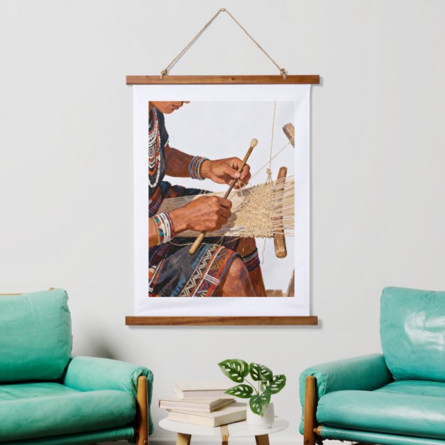 Tapisserie Suspendue The Weaver’s Song Heritage Wall Art (Salon)