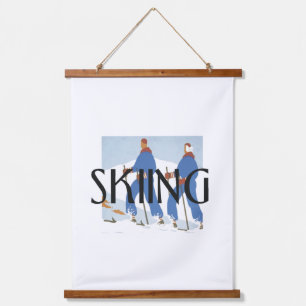 Tapisserie Suspendue TOP Skiing