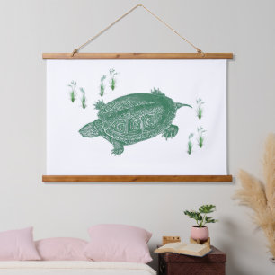 Tapisserie Suspendue Tortue de mer verte