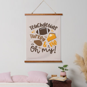 Tapisserie Suspendue Touchdowns Turquie & tarte Oh, mon
