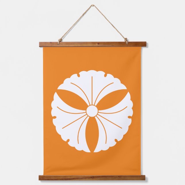 Tapisserie Suspendue Trois feuilles de ginkgo (Recto)