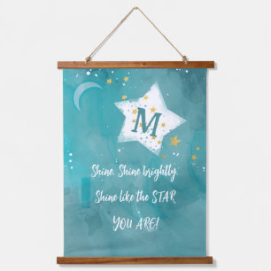 Tapisserie Suspendue Tween ou Ado Night Sky Inspirational Bright Star