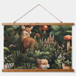 Tapisserie Suspendue Twilight Forest Friends Botanical