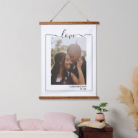 Typographie de l'amour photo personnalisée
