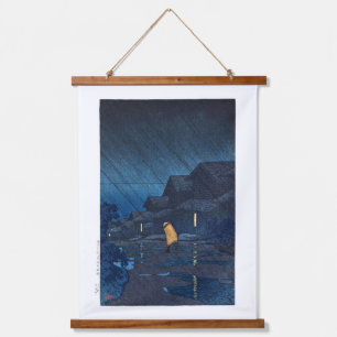 Tapisserie Suspendue ukiyoe [hasui] C24 Evening Shower, Teradomari