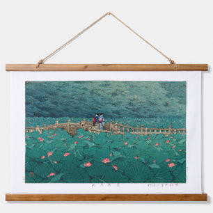 Tapisserie Suspendue ukiyoe - hasui - m05 - Bentenike Pond, Shiba -