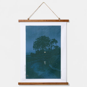 Tapisserie Suspendue Ukiyoe - hasui - N° 45 Minuma River à Omiya -