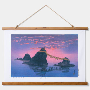 Tapisserie Suspendue ukiyoe - hasui - No.25 Les deux rochers de ...