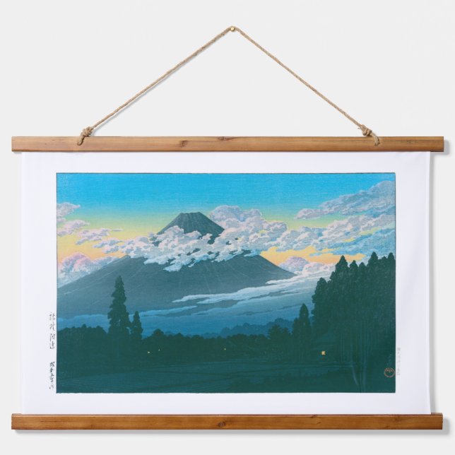 Tapisserie Suspendue Ukiyoe - hasui - No.29 Près de Susono - (Devant)