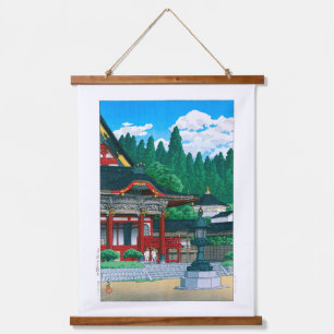 Tapisserie Suspendue Ukiyoe - hasui - No.36 Kuonji Temple au Mont Minob