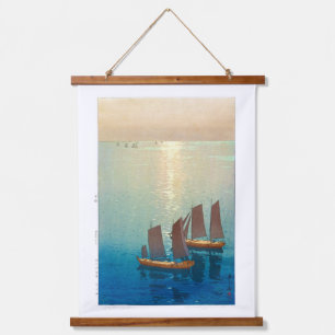 Tapisserie Suspendue ukiyoe - Yoshida - 01 - Mer scintillante