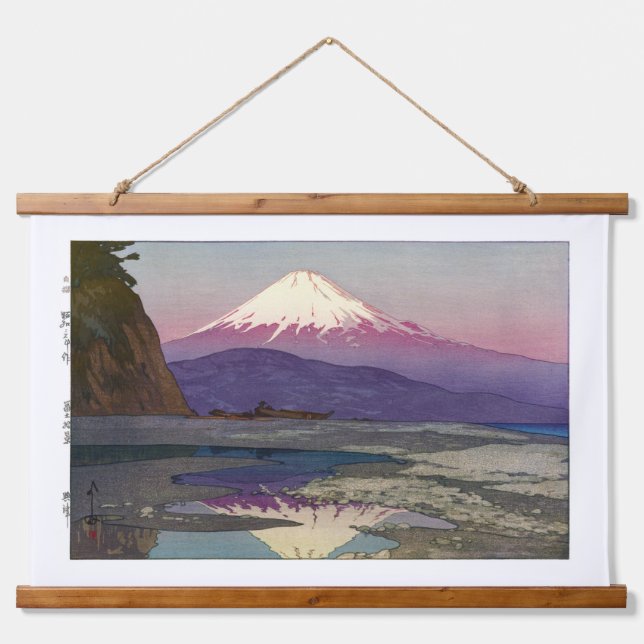 Tapisserie Suspendue ukiyoe - Yoshida - 08 - Okitsu - (Devant)