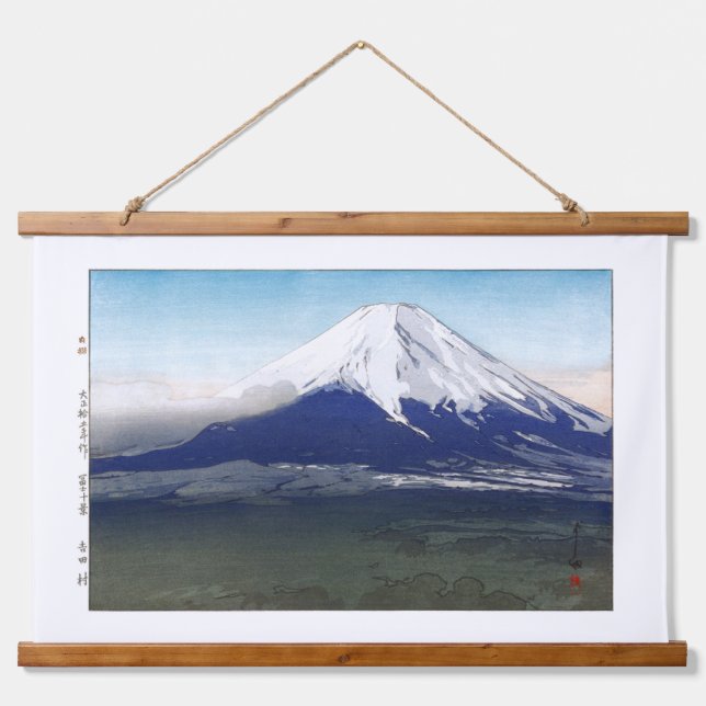 Tapisserie Suspendue ukiyoe - Yoshida - 09 - Yoshida Village- (Devant)