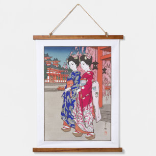 Tapisserie Suspendue ukiyoe - Yoshida - 14 - Maiko -