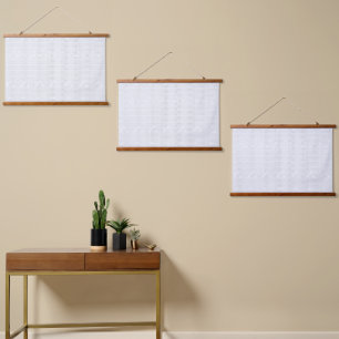Tapisserie Suspendue Un design moderne avec une combinaison de w