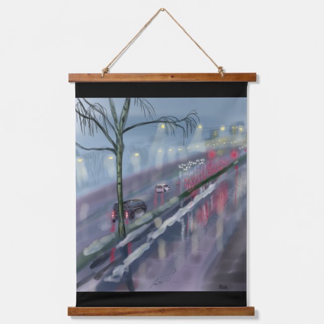 Tapisserie Suspendue Une scène urbaine (Recto)