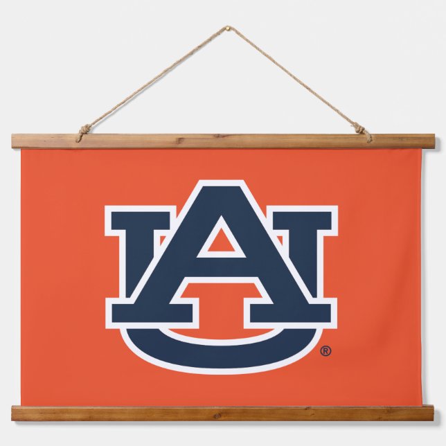 Tapisserie Suspendue Université d'Auburn | Auburn UA Logo (Devant)