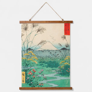 Tapisserie Suspendue Utagawa Hiroshige - Plaine d'Otsuki dans la provin