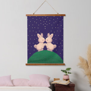 Tapisserie Suspendue Valentine Bunnies