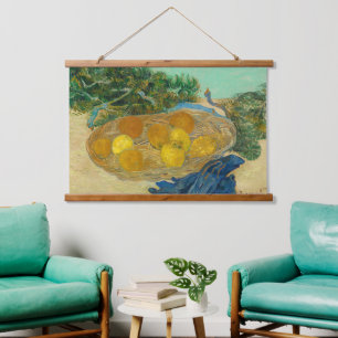 Tapisserie Suspendue Van Gogh Still Life Oranges Lemons Old Art Wood