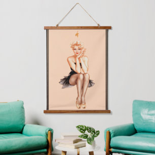 Tapisserie Suspendue Varga Girl Cover Art par Alberto Vargas