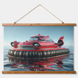 Tapisserie Suspendue Véhicule à coussin d'air vintage
