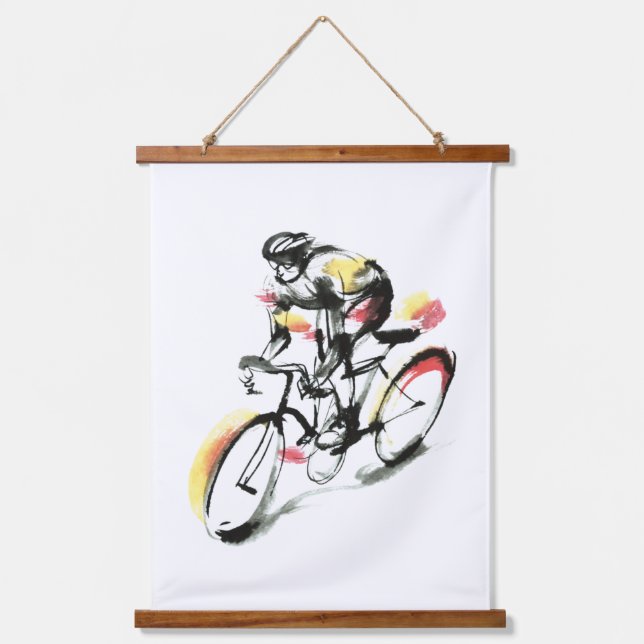Tapisserie Suspendue Vélo de route (Recto)