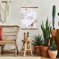 Verset de la Bible fleur sauvage | Monogramme init