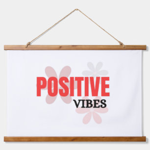 Tapisserie Suspendue Vibrations Positives – Énergie Bonne Fleur Inspira