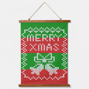 Tapisserie Suspendue Vilain pull motif sonnettes Joyeux fils Xmas