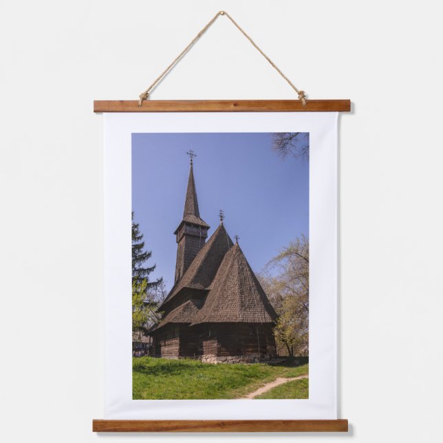 Tapisserie Suspendue Village roumain (Recto)