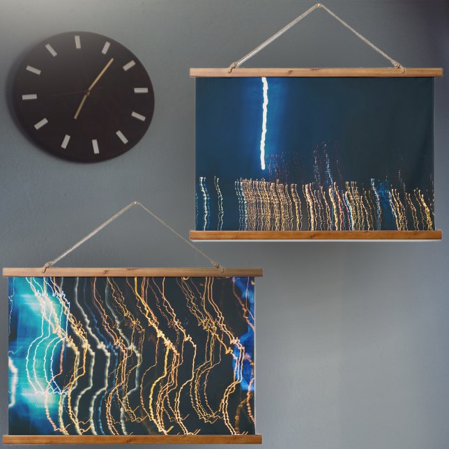 Tapisserie Suspendue Ville nocturne (Créateur téléchargé)