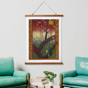 Tapisserie Suspendue Vincent Van Gogh - Arbre à prune floraison