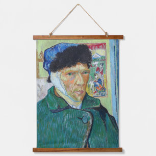 Tapisserie Suspendue Vincent van Gogh - Autoportrait avec oreille bandé