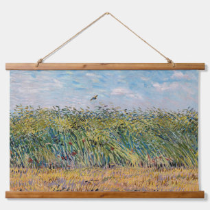 Tapisserie Suspendue Vincent van Gogh - Champ de blé avec une alouette