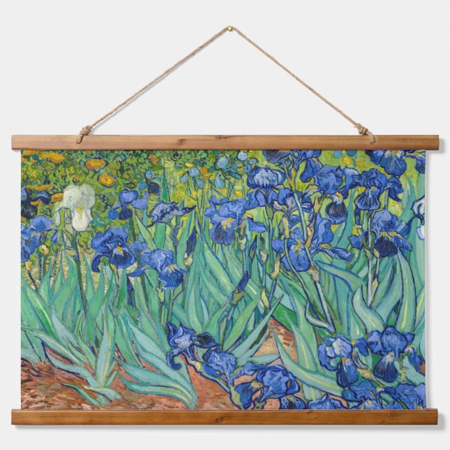 Tapisserie Suspendue Vincent Van Gogh - Irises (Devant)