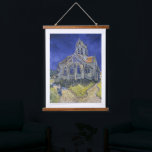 Tapisserie Suspendue Vincent Van Gogh, L'église d'Auvers<br><div class="desc">Vincent Van Gogh - L'église d'Auvers,  1890.</div>