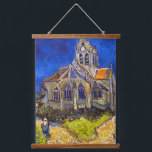 Tapisserie Suspendue Vincent van Gogh - L'église d'Auvers<br><div class="desc">L'église d'Auvers / l'Eglise à Auvers-sur-oise par Vincent Van Gogh en 1890</div>