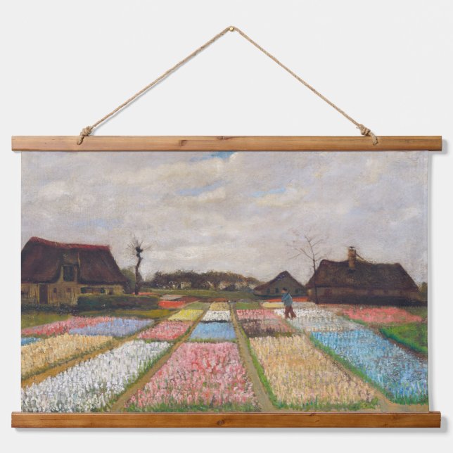 Tapisserie Suspendue Vincent van Gogh - Lits à fleurs en Hollande (Devant)