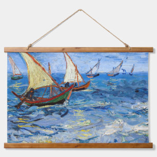 Tapisserie Suspendue Vincent van Gogh - Marine près de Saintes-Maries