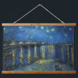 Tapisserie Suspendue Vincent van Gogh - Nuit étoilée sur le Rhône<br><div class="desc">Nuit étoilée sur le Rhône / Nuit étoilée sur le Rhône - Vincent van Gogh,  Huile sur toile,  1888,  Arles</div>
